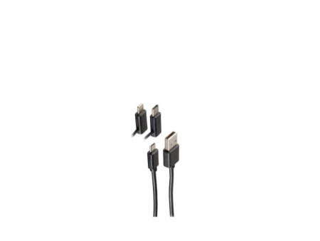 shiverpeaks Câble de données & de charge BASIC-S 3en1, 2,0 m
