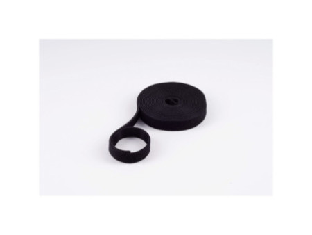 shiverpeaks BASIC-S Bande auto-agrippante, 19 mm x 1 m, noir