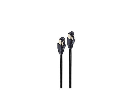 shiverpeaks BASIC-S Câble patch, Cat. 8, F/FTP, 0,25 m, noir