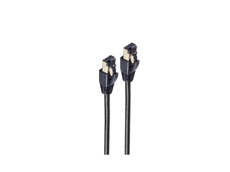 shiverpeaks BASIC-S Câble patch, Cat. 8, F/FTP, 2,0 m, noir