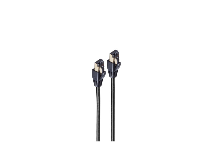 shiverpeaks BASIC-S Câble patch, Cat. 8, F/FTP, 1,5 m, noir