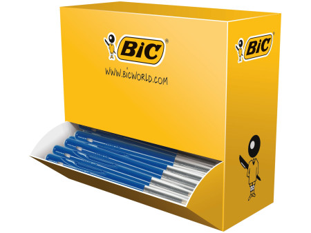 BIC Stylo à bille rétractable M10 clic, VALUE PACK, bleu