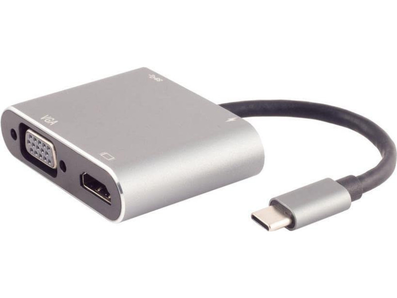 shiverpeaks Station d'accueil USB-C 4en1 BASIC-S - USB-C