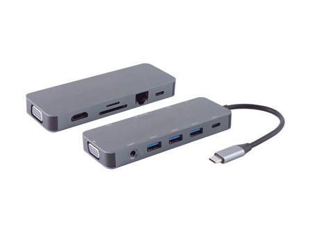 shiverpeaks Station d'accueil 11en1 BASIC-S - USB-C mâle