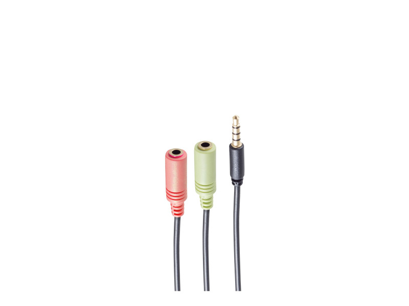 shiverpeaks Adaptateur en Y pour casque BASIC-S, TRRS