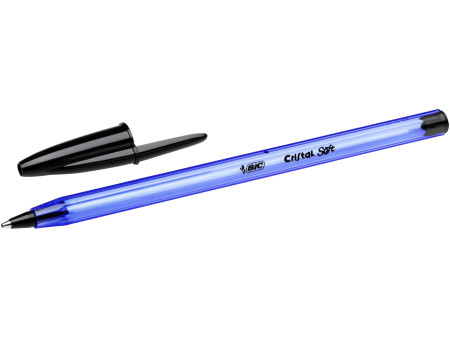 BIC Stylo à bille Cristal Soft, noir