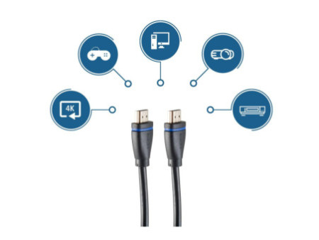 shiverpeaks Câble HDMI BASIC-S, HDMI-A mâle, 3 m