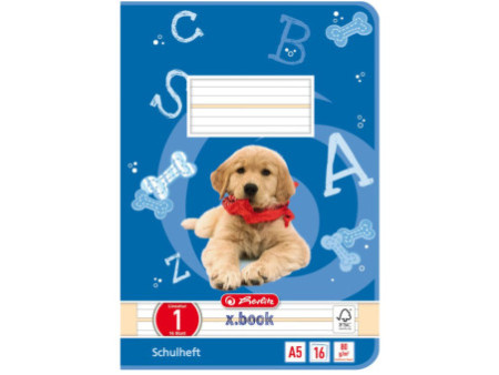 herlitz Cahier scolaire x.book, A5, linéature 1