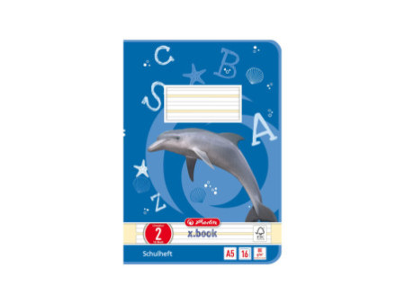 herlitz Cahier scolaire x.book, A5, linéature 2