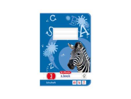 herlitz Cahier scolaire x.book, A5, linéature 3