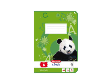 herlitz Cahier x.book, A5, linéature 6 / uni