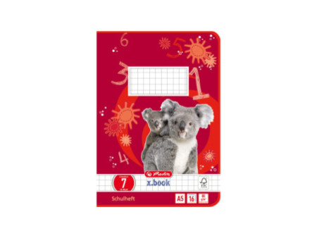 herlitz Cahier scolaire x.book, A5, linéature 7