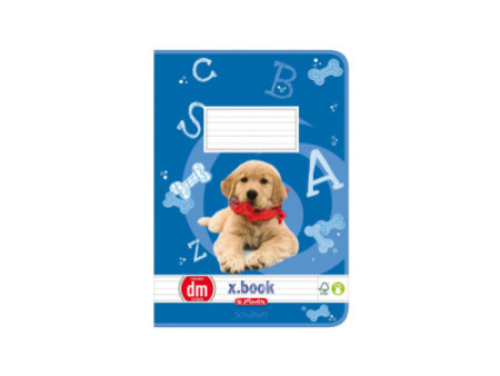 herlitz Cahier x.book, format A5, linéature dm / ligné