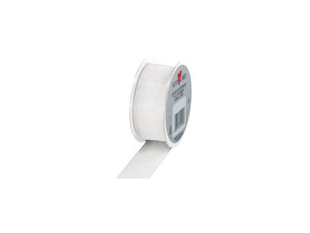 SUSY CARD Ruban cadeau sur bobine 'Trend', blanc