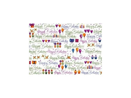 SUSY CARD Papier cadeau 'Wishes', sur rouleau
