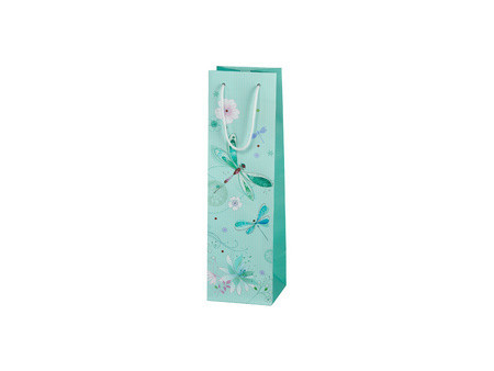 SUSY CARD Sac cadeau pour bouteille 'Dragonfly', 1 bouteille