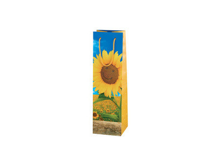 SUSY CARD Sac cadeau pour bouteille 'Sunflower Smile'