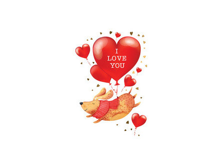 CACTUS Carte de voeux 'I love you'