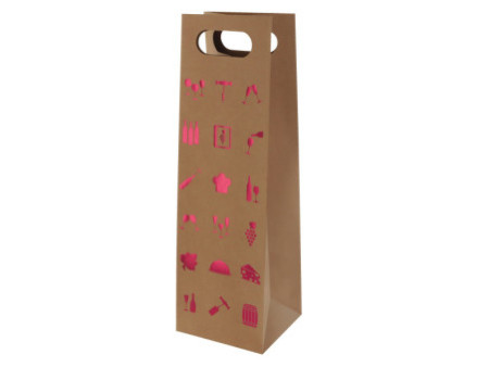SUSY CARD Sac cadeau pour bouteille 'Wine red, 1 bouteille