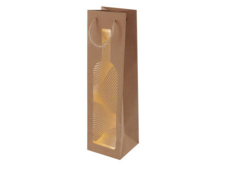 SUSY CARD Sac cadeau pour bouteille 'Golden bottle'