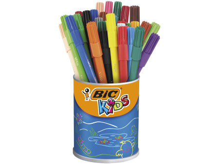 BIC KIDS Feutre Visa, boîte ronde de 36