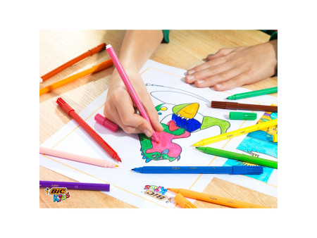 BIC KIDS Feutre Visa, boîte ronde de 36