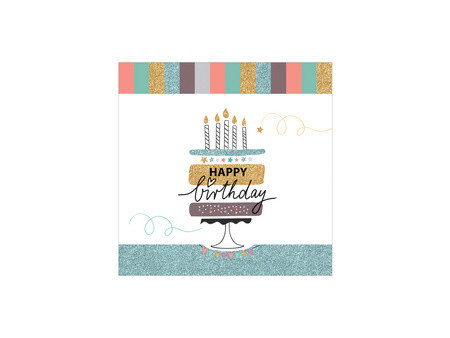 SUSY CARD Carte d'anniversaire 'Happy Eco B-day Garland'