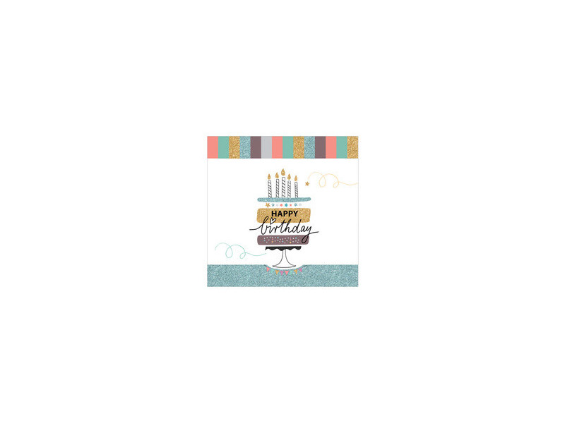 SUSY CARD Carte d'anniversaire 'Happy Eco B-day Garland'