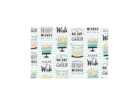 SUSY CARD Papier cadeau 'Smile', sur rouleau