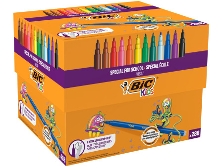 BIC KIDS Feutre Visa, Class Pack de 288 pièces