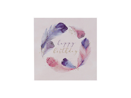 SUSY CARD Carte d'anniversaire 'Swan lake balloons'