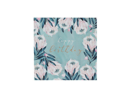 SUSY CARD Carte d'anniversaire 'Swan lake feathers'