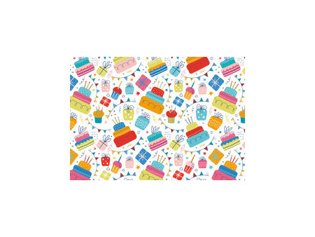 SUSY CARD Papier cadeau 'Cadeaux multicolores', sur rouleau