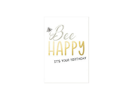 SUSY CARD Carte d'anniversaire Bee yourself 'Abeille'