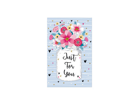 SUSY CARD Carte de voeux Goldelicious 'Just for You'