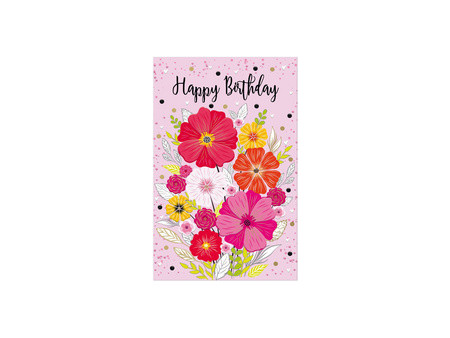 SUSY CARD Carte d'anniversaire Goldelicious 'Bouquet'