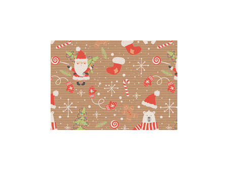 SUSY CARD Papier cadeau de Noël 'Crazy Christmas'