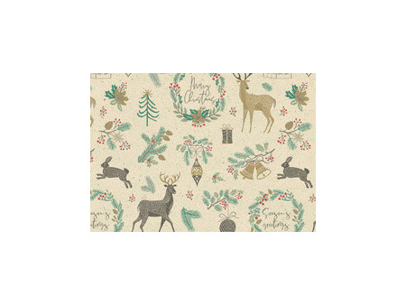 SUSY CARD Papier cadeau de Noël 'Forêt de Noël'