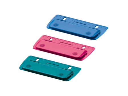 herlitz Perforateur de poche Color-Blocking, capacité