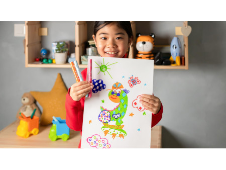BIC KIDS Feutre Visacolor XL ecolutions, étui carton de 12