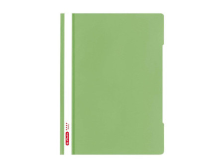 herlitz Chemise à lamelle 'Quality', A4, film PP, vert clair