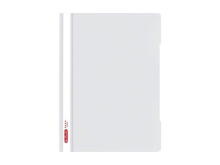 herlitz Chemise à lamelle 'Quality', A4, film PP, gris
