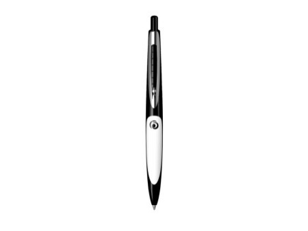 herlitz Stylo à bille rétractable my.pen, noir/blanc