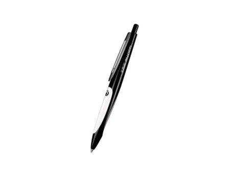 herlitz Stylo à bille rétractable my.pen, noir/blanc