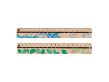 herlitz Règle en bois GREENline, 170 mm