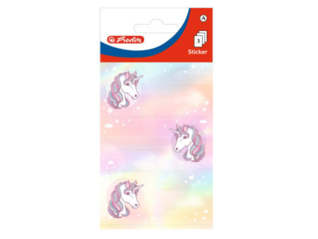 herlitz Étiquettes pour livres Licorne, 76 x 35 mm