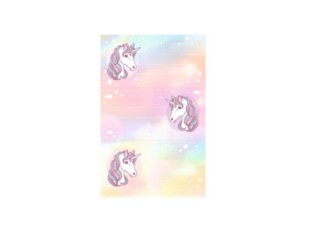 herlitz Étiquettes pour livres Licorne, 76 x 35 mm