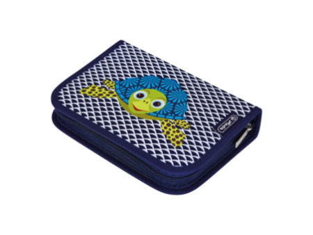 herlitz Etui scolaire 'Cute Animals Turtle', 31 pièces