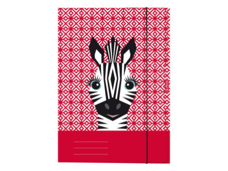 herlitz Carton à dessin 'Cute Animals Zebra', A4