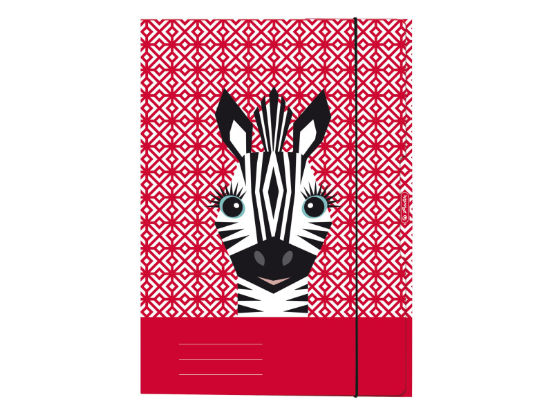 herlitz Carton à dessin 'Cute Animals Zebra', A4